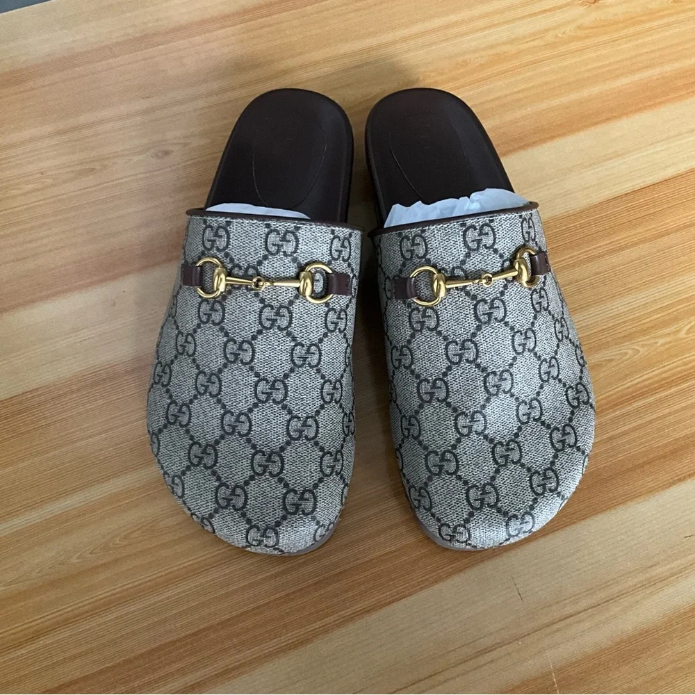 Gucci Women's Brown Slip-On Loafers - Picture 4 of 4